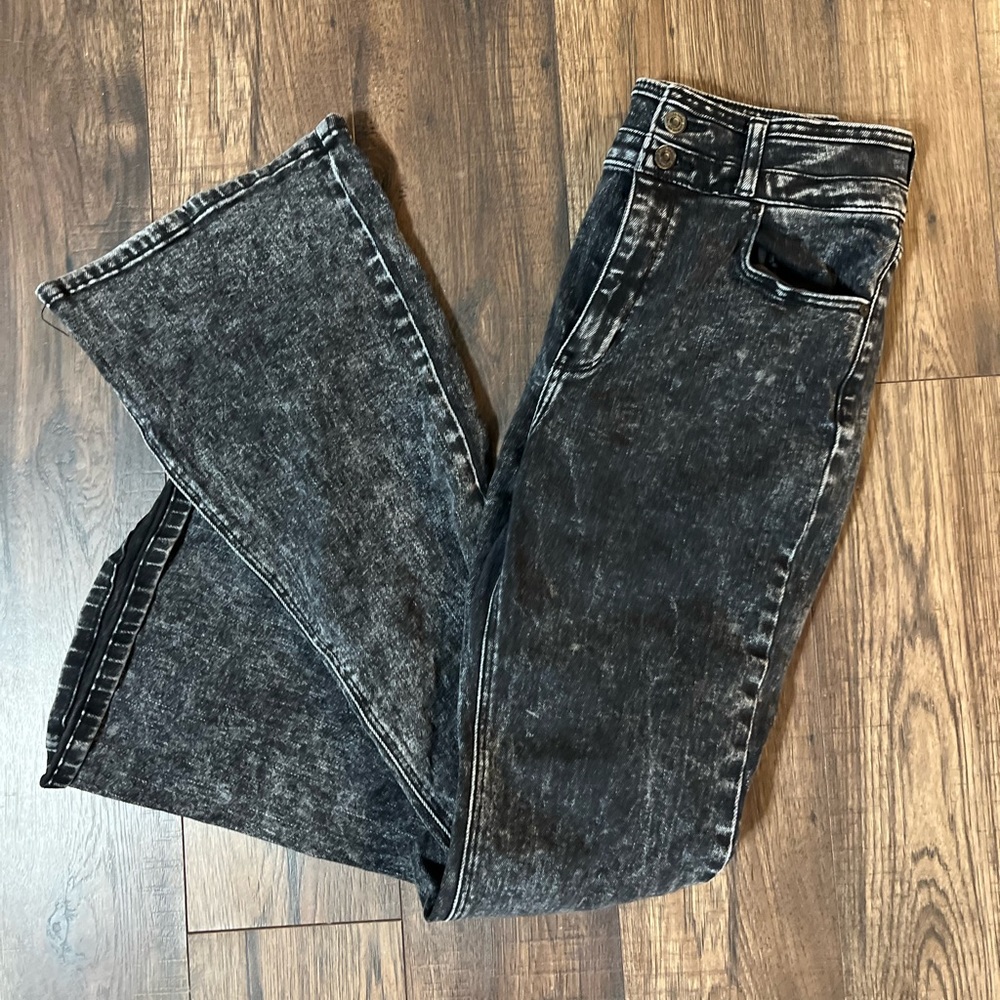 KanCan black washed flare denim jeans. Size 30 worn once